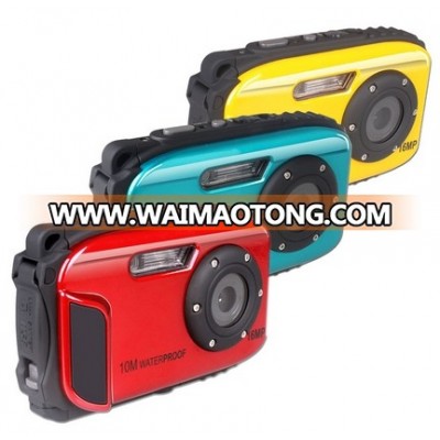 16MP Digital Camera Waterproof with 2.7" TFT Screen 10m Water (DC-188)