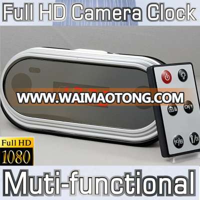 HD 1080P Clock Mini Camera DVR Multi-function Motion Detect Remote Control (DW-V9)